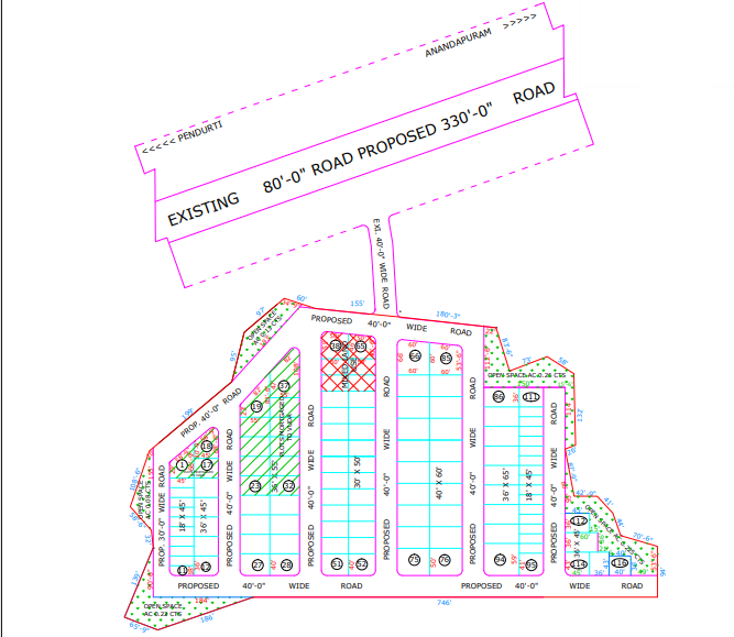 Sukrithi Springs layout plan