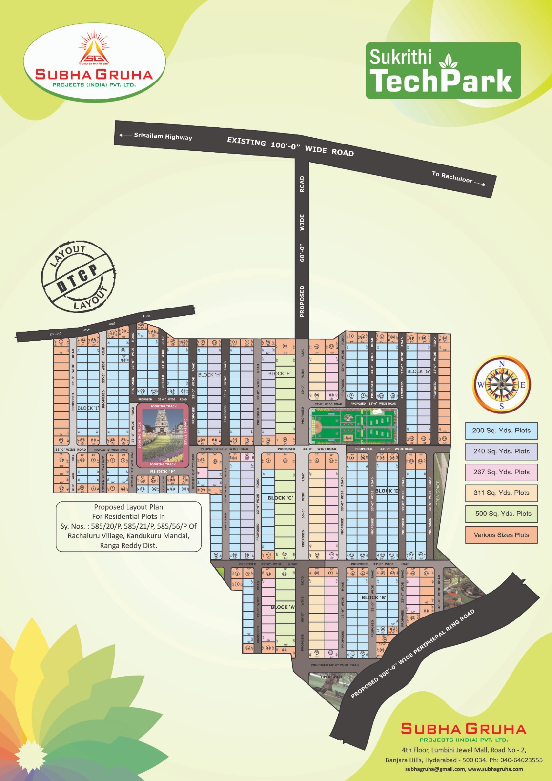 Sikruthi Tech Park layout plan