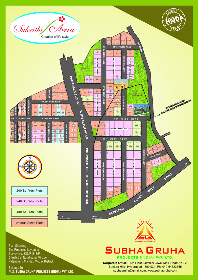Sukrithi Aria layout plan