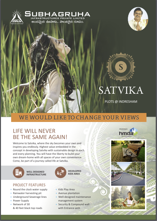 Sukrithi Satvika Indresham layout plan