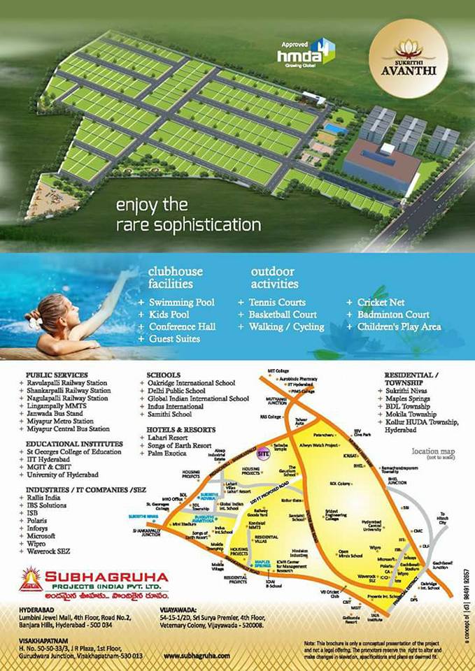 Sukrithi Avanthi layout plan