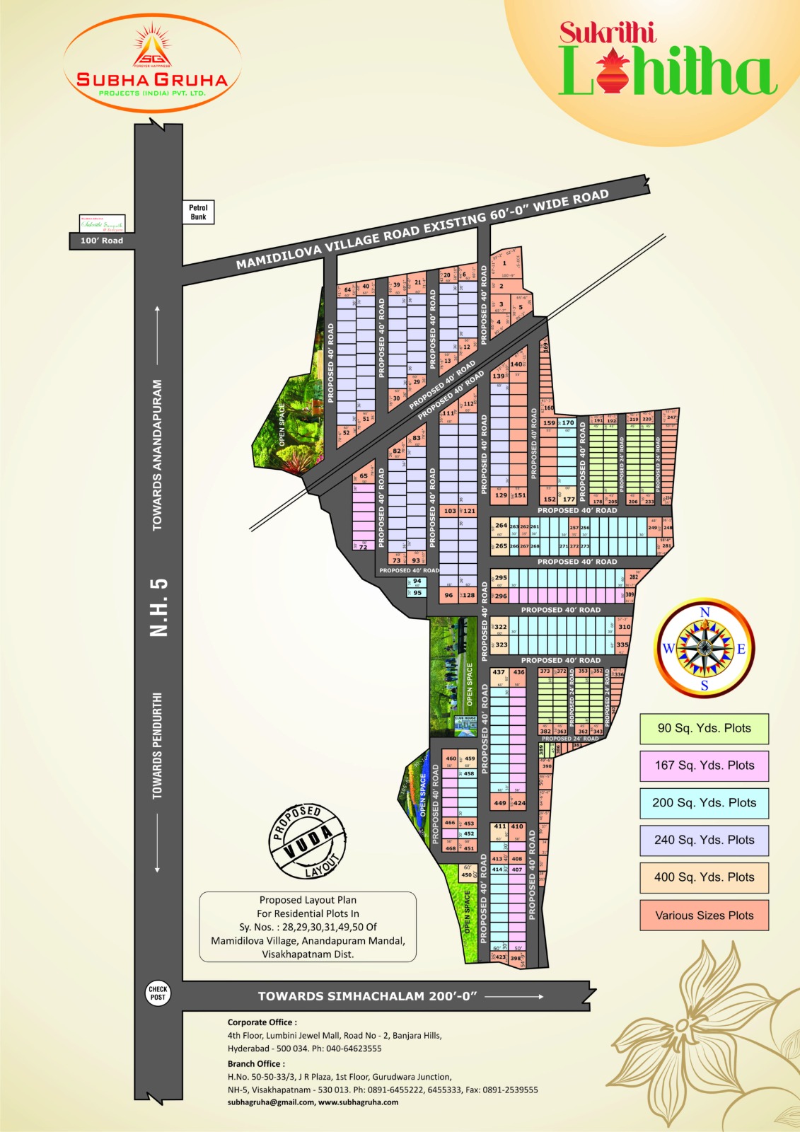 Sukrithi Lohitha layout plan