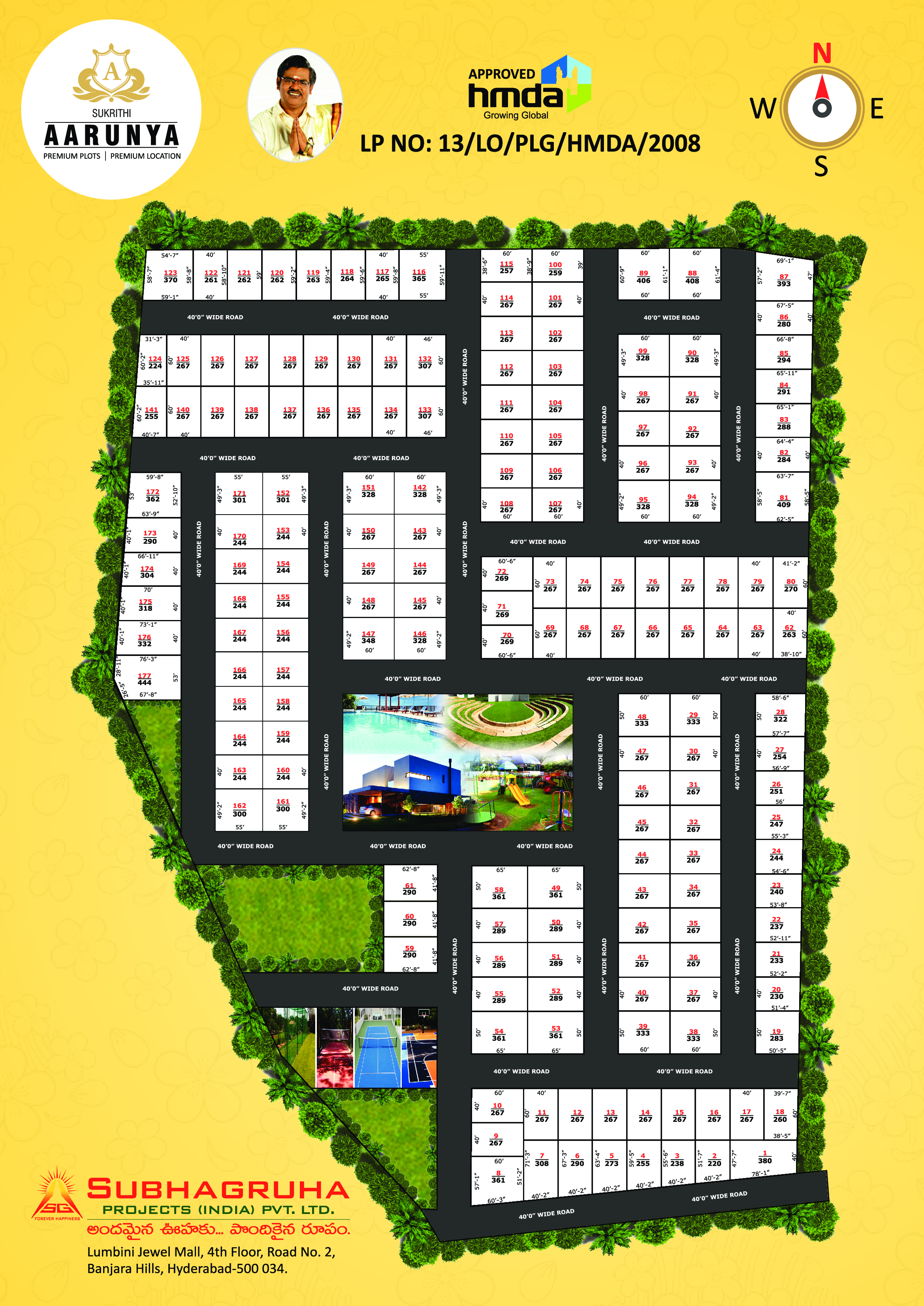 Sukrithi Aarunya layout plan