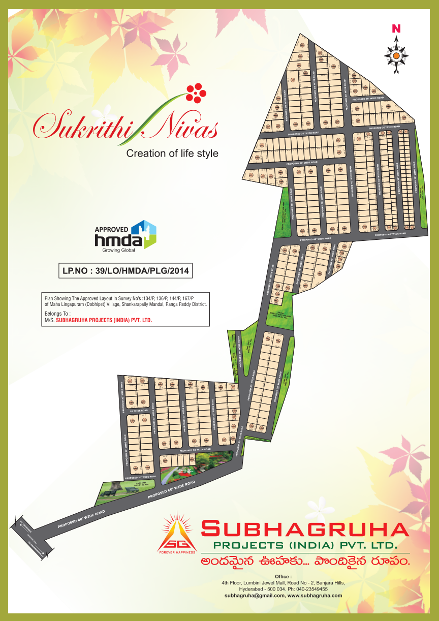 Sukrithi Nivas Phase 1 layout plan