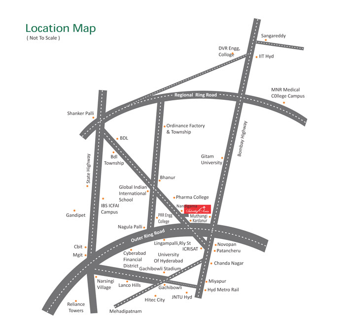 Sukrithi Aria location highlights