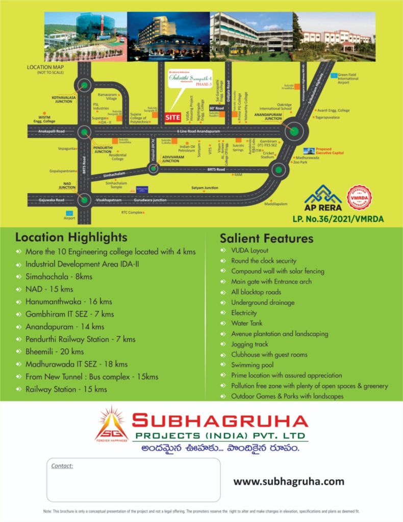 Sukrithi Sampath Phase 3 - 4 - 5 location highlights