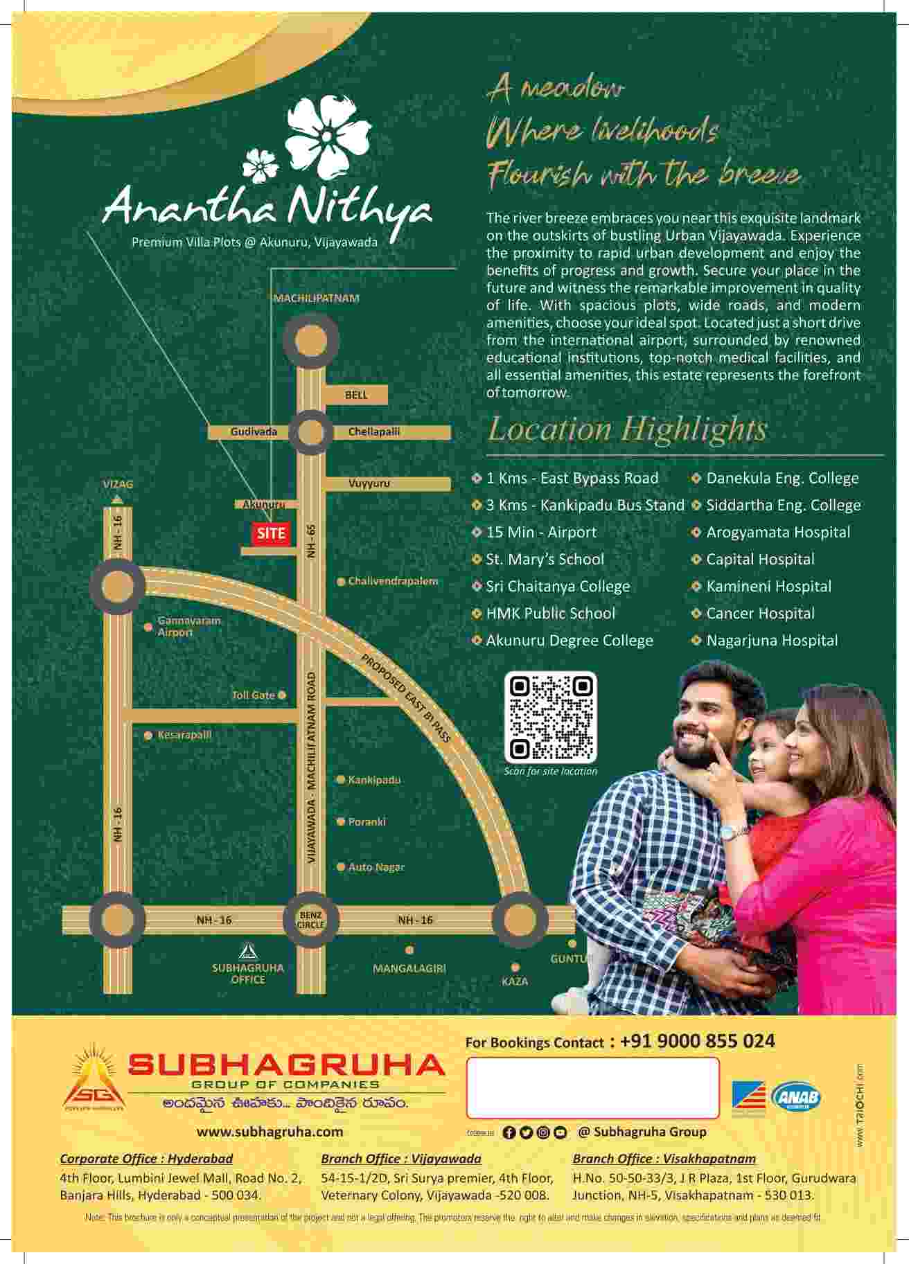 Subhagruha Anantha Nithya location highlights