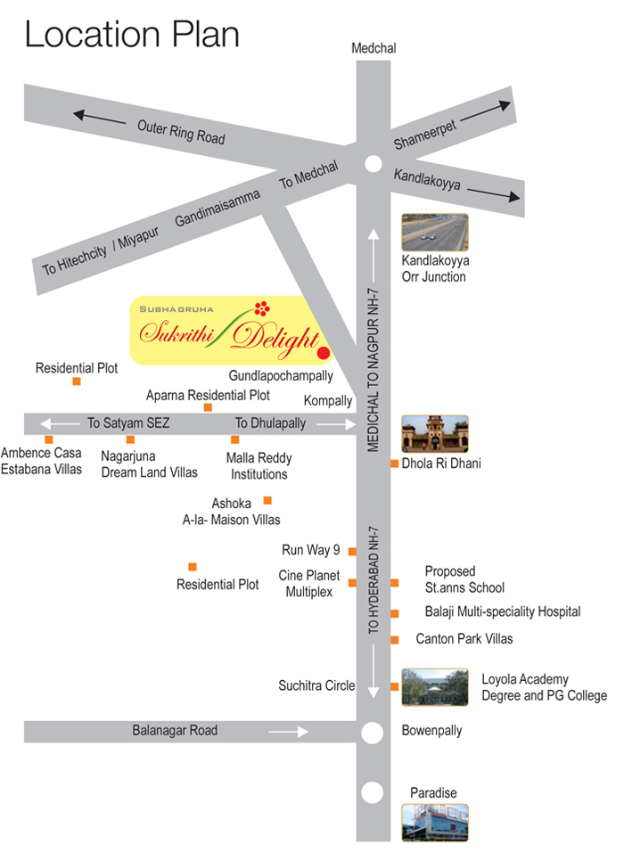 Sukriti Delight location highlights