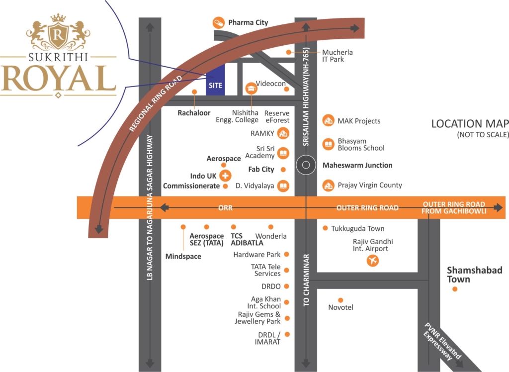 Sukrithi Royal location highlights